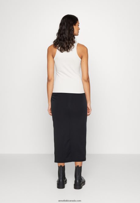 Anna Field Women Pencil Skirt Black H42J4Z811