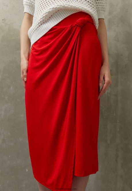 Anna Field Women Pencil Skirt Red H42J4Z796