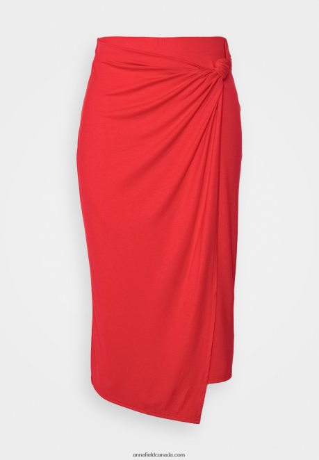 Anna Field Women Pencil Skirt Red H42J4Z796