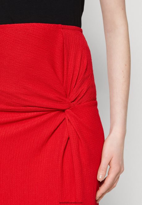 Anna Field Women Pencil Skirt Red H42J4Z809