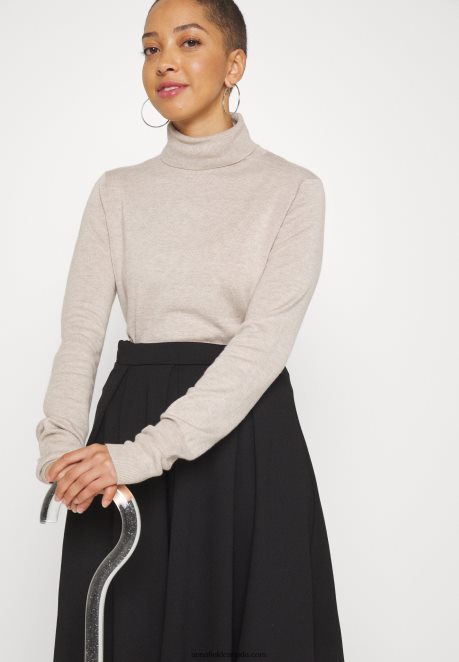 Anna Field Women Pleated Skirt Black H42J4Z779
