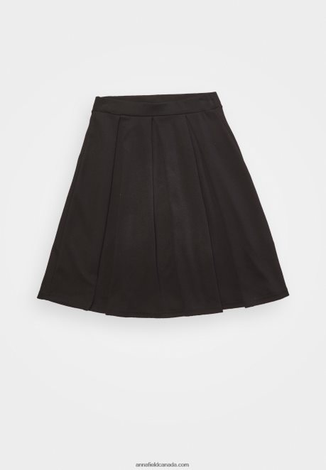 Anna Field Women Pleated Skirt Black H42J4Z779
