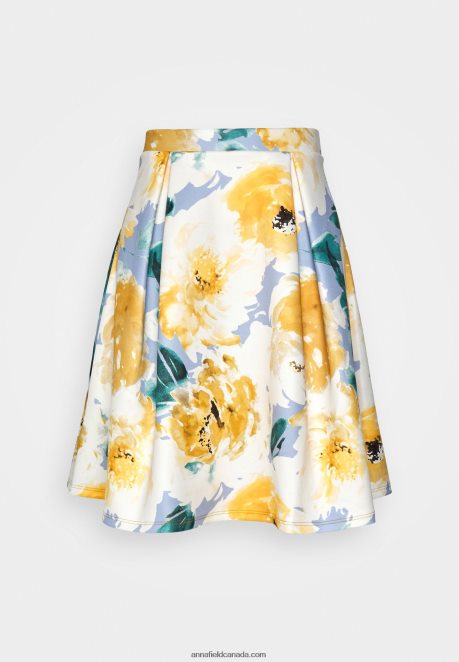 Anna Field Women Pleated Skirt Multi-Coloured H42J4Z775