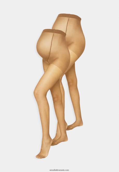 Anna Field Women 20 Den 2 Pack Tights Camel H42J4Z1102