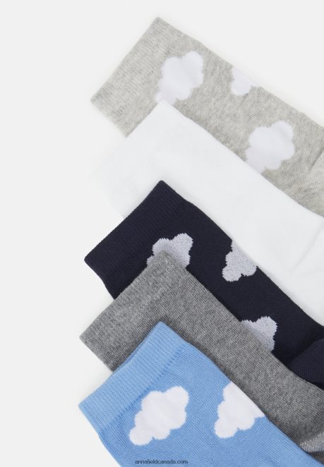 Anna Field Women 5Pk Cloud Socks Socks Multi-Coloured H42J4Z1150