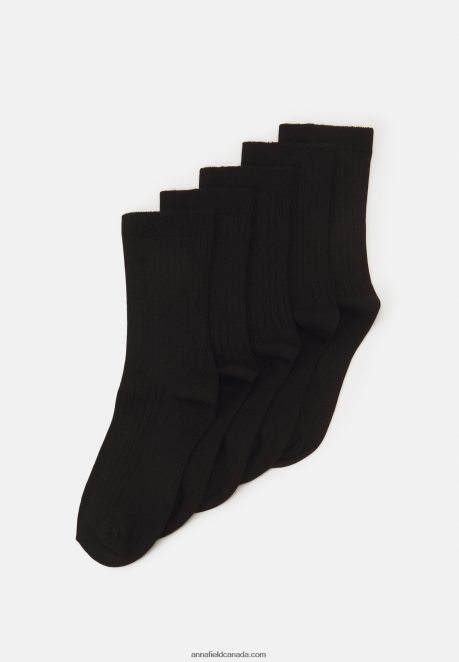 Anna Field Women 5 Pack Socks Black H42J4Z1143