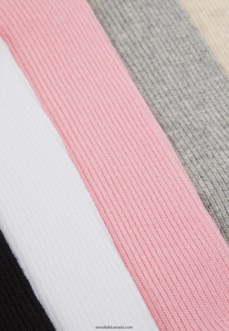 Anna Field Women 5 Pack Socks Black/White/Grey H42J4Z1127