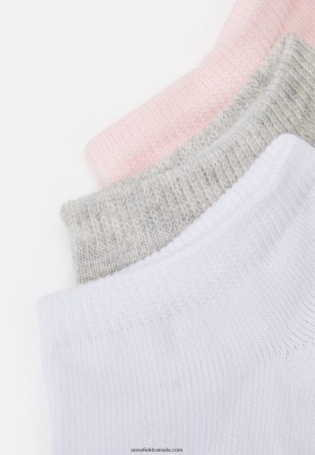 Anna Field Women 6 Pack Socks Pink/Grey/White H42J4Z1147