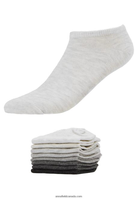 Anna Field Women 8Pp Sneaker Socks Socks Grey H42J4Z1146