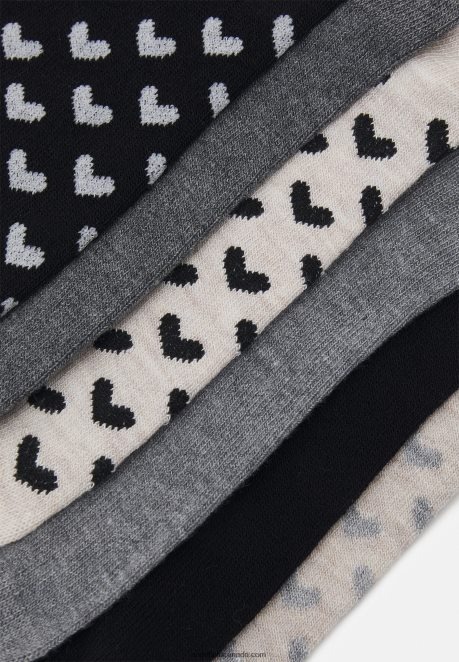 Anna Field Women 8 Pack Socks Black/Grey H42J4Z1138