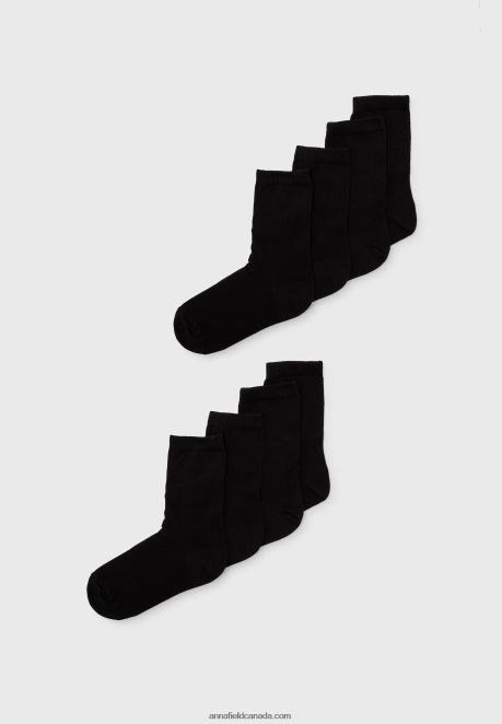 Anna Field Women 8 Pack Socks Black H42J4Z1123