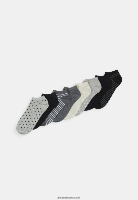 Anna Field Women Trainer Socks Grey H42J4Z1156
