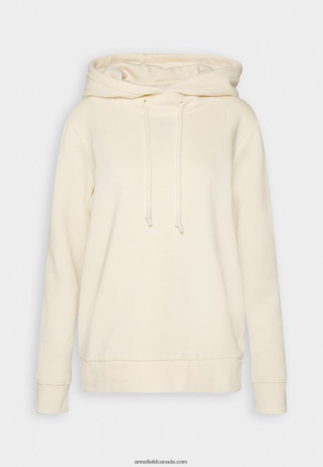 Anna Field Women Hoodie Off-White H42J4Z755
