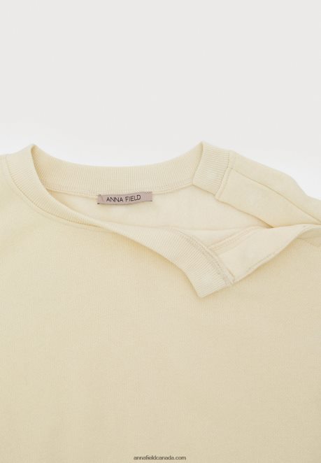 Anna Field Women Sweatshirt Beige H42J4Z758