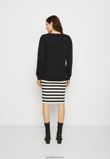 Anna Field Women Sweatshirt Black H42J4Z764