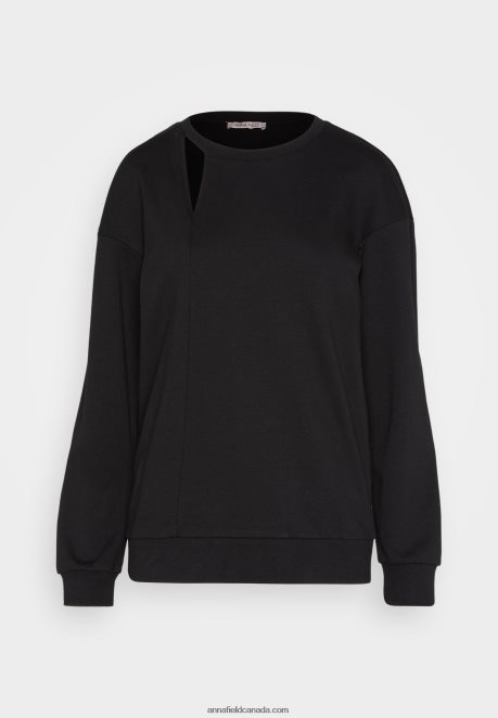Anna Field Women Sweatshirt Black H42J4Z764