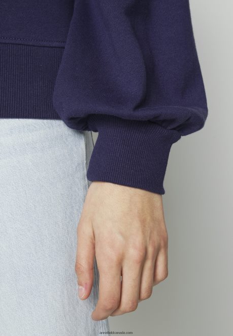 Anna Field Women Sweatshirt Dark Blue H42J4Z757