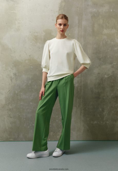 Anna Field Women Sweatshirt Off White H42J4Z766