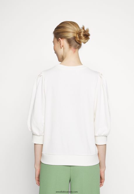 Anna Field Women Sweatshirt Off White H42J4Z766