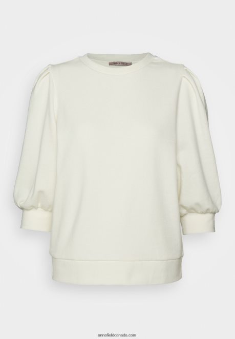 Anna Field Women Sweatshirt Off White H42J4Z766