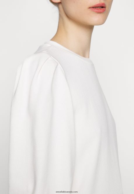 Anna Field Women Sweatshirt Off White H42J4Z766