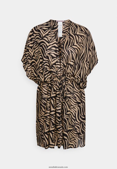 Anna Field Women Beach Accessory Black/Tan H42J4Z745