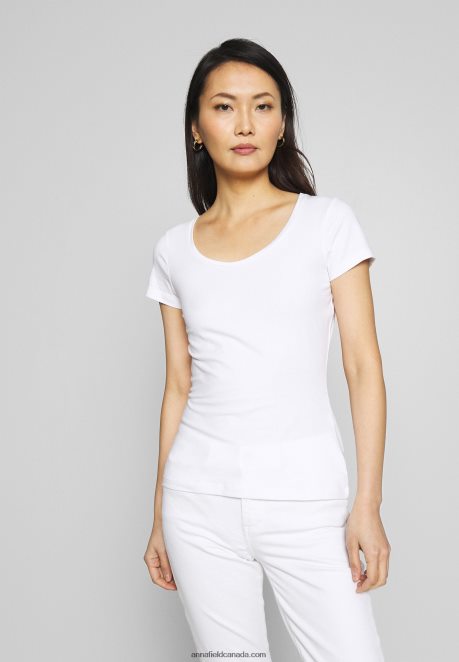 Anna Field Women 2Er Pack Print T-Shirt Navy/White H42J4Z329