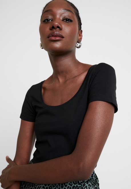 Anna Field Women 2 Pack Basic T-Shirt Black H42J4Z318