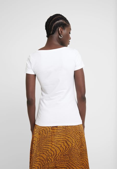 Anna Field Women 2 Pack Basic T-Shirt White H42J4Z306