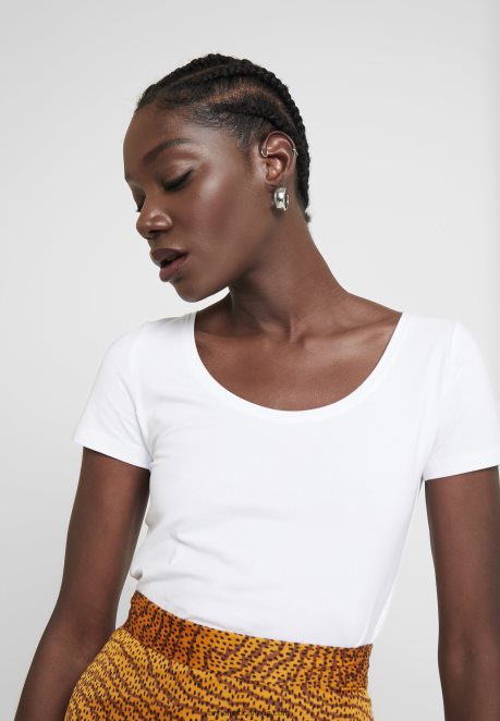 Anna Field Women 2 Pack Basic T-Shirt White H42J4Z306