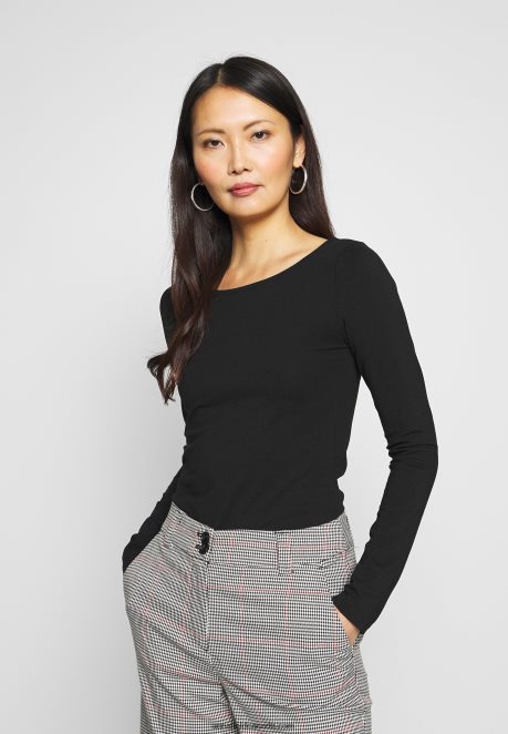 Anna Field Women 2 Pack Long Sleeved Top Black H42J4Z586