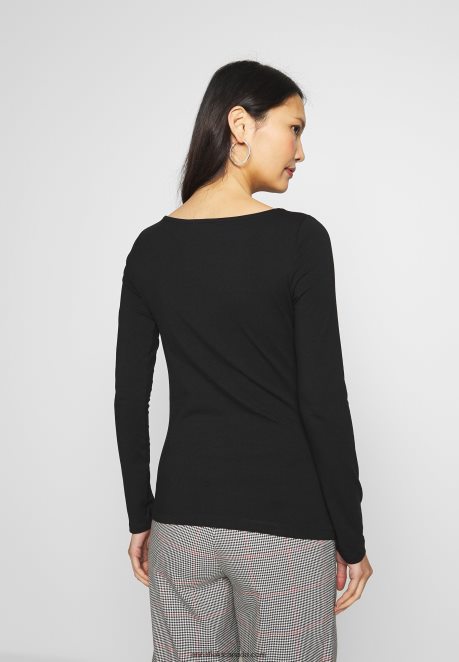 Anna Field Women 2 Pack Long Sleeved Top Black H42J4Z586