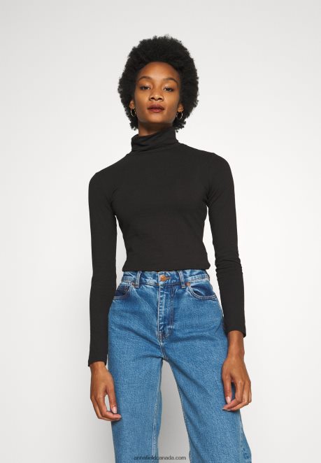 Anna Field Women 2 Pack Long Sleeved Top Black H42J4Z588
