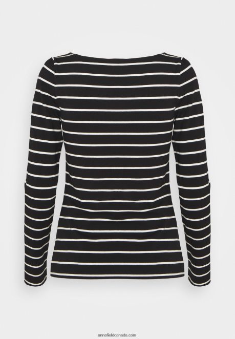 Anna Field Women 2 Pack Long Sleeved Top Black H42J4Z591