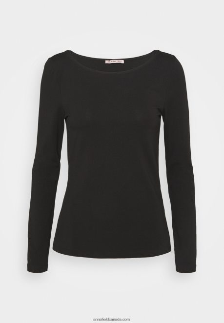 Anna Field Women 2 Pack Long Sleeved Top Black H42J4Z591