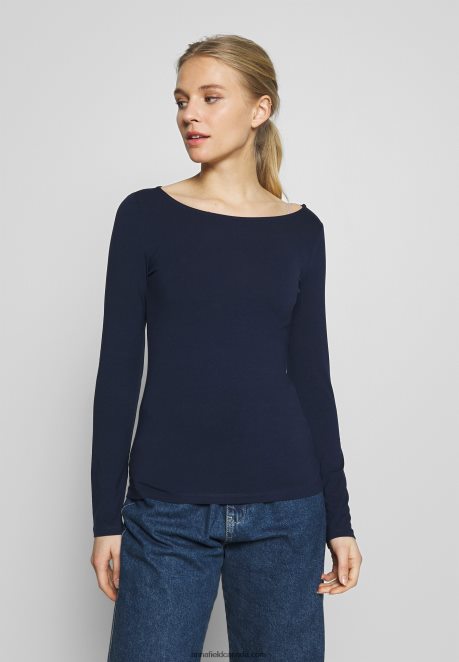 Anna Field Women 2 Pack Long Sleeved Top Maritime Blue/White H42J4Z539