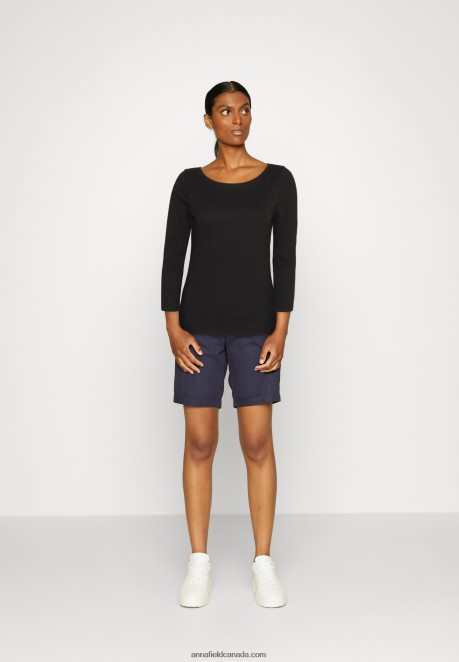Anna Field Women 2 Pack Long Sleeved Top Purple/Black H42J4Z561