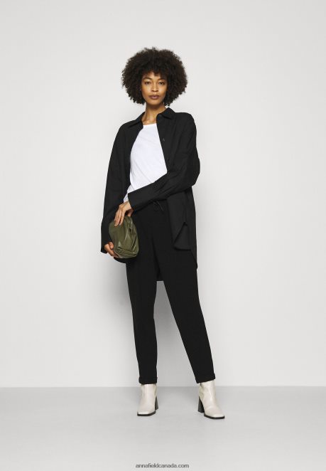Anna Field Women 2 Pack Long Sleeved Top White/Black H42J4Z519