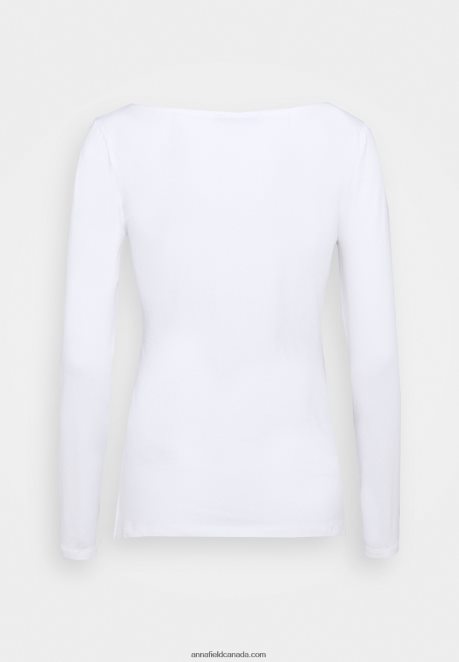 Anna Field Women 2 Pack Long Sleeved Top White H42J4Z518