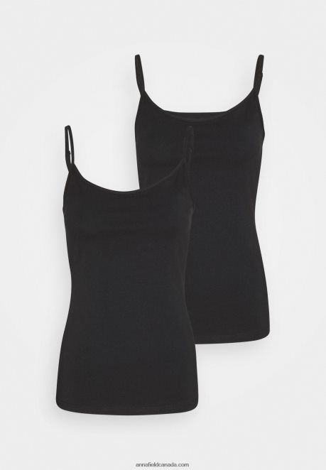Anna Field Women 2 Pack Top Black H42J4Z452