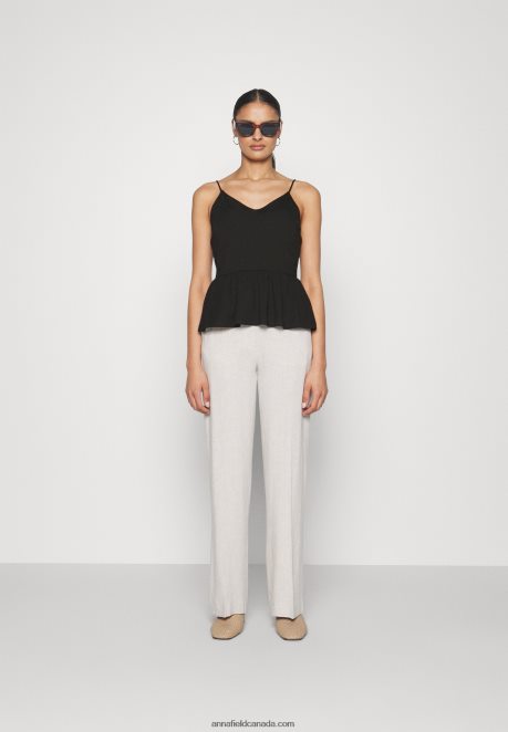 Anna Field Women 2 Pack Top Black/White H42J4Z427
