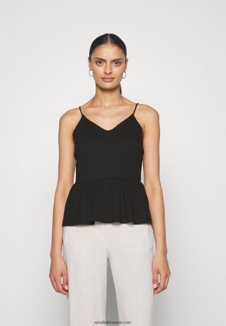 Anna Field Women 2 Pack Top Black/White H42J4Z427