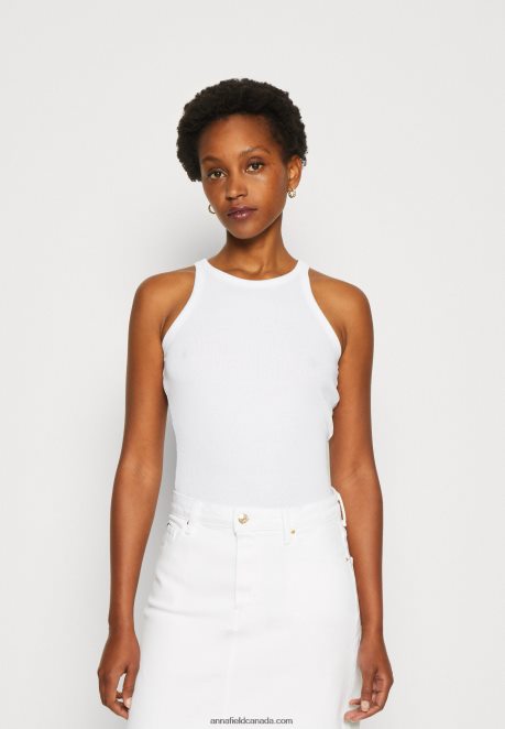 Anna Field Women 2 Pack Top Off-White/Green H42J4Z479