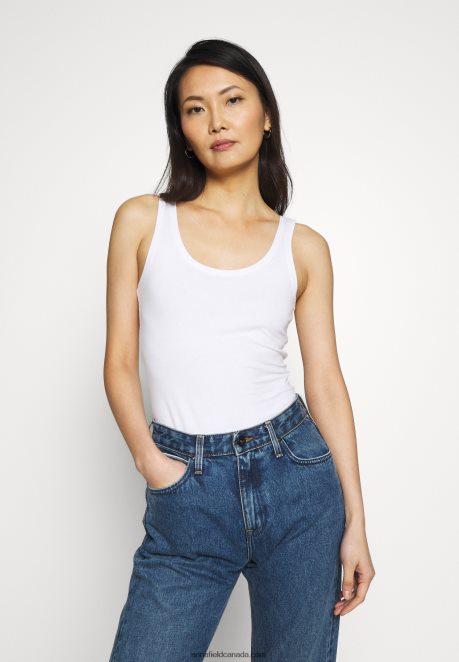 Anna Field Women 2 Pack Top White H42J4Z404