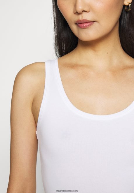 Anna Field Women 2 Pack Top White H42J4Z404