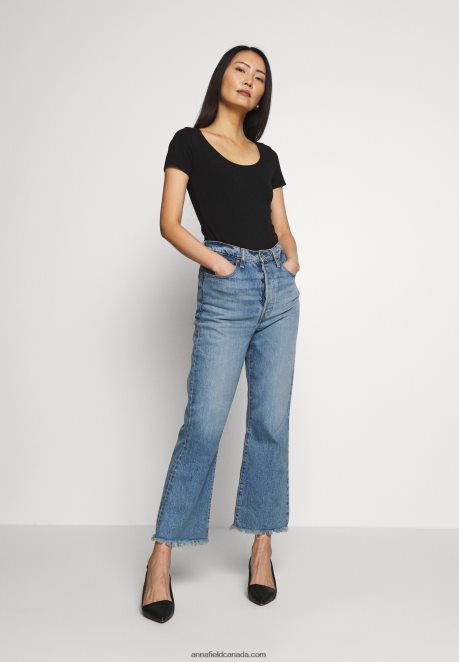 Anna Field Women 3 Pack Basic T-Shirt Black H42J4Z273