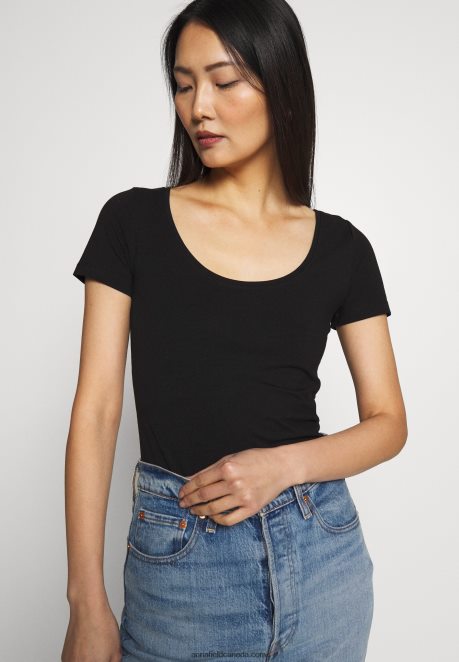 Anna Field Women 3 Pack Basic T-Shirt Black H42J4Z273