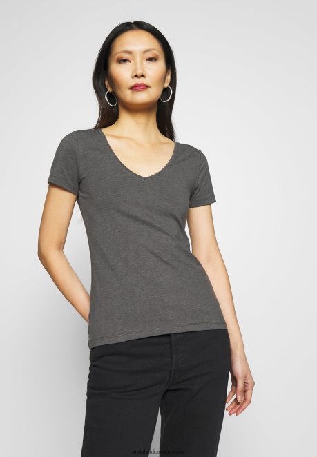 Anna Field Women 3 Pack Basic T-Shirt Black, White H42J4Z324