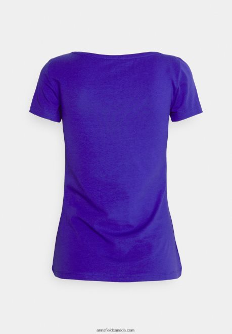 Anna Field Women 3 Pack Basic T-Shirt Dark Blue/Pink/Off White H42J4Z335