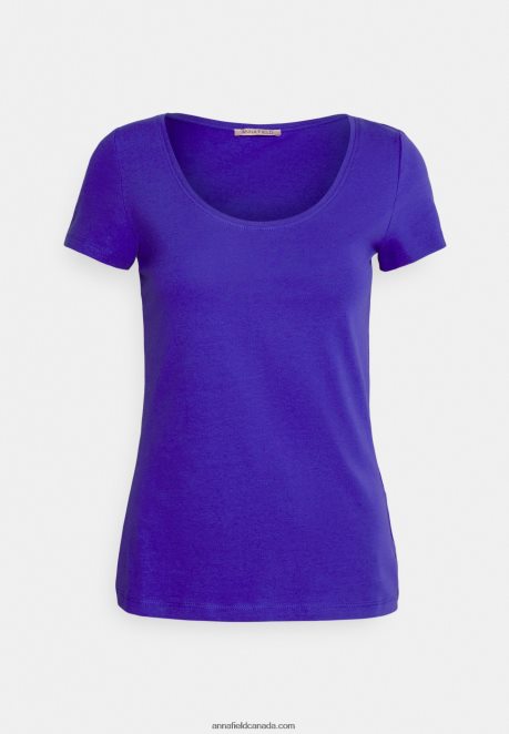 Anna Field Women 3 Pack Basic T-Shirt Dark Blue/Pink/Off White H42J4Z335
